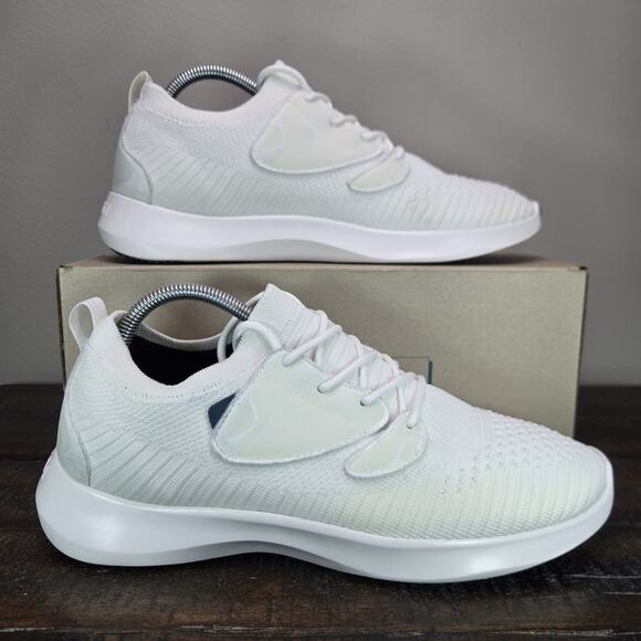 Vessi Everyday Move Lace Up Mens Size 9 Waterproof Shoes Sneakers Polar White main image 4